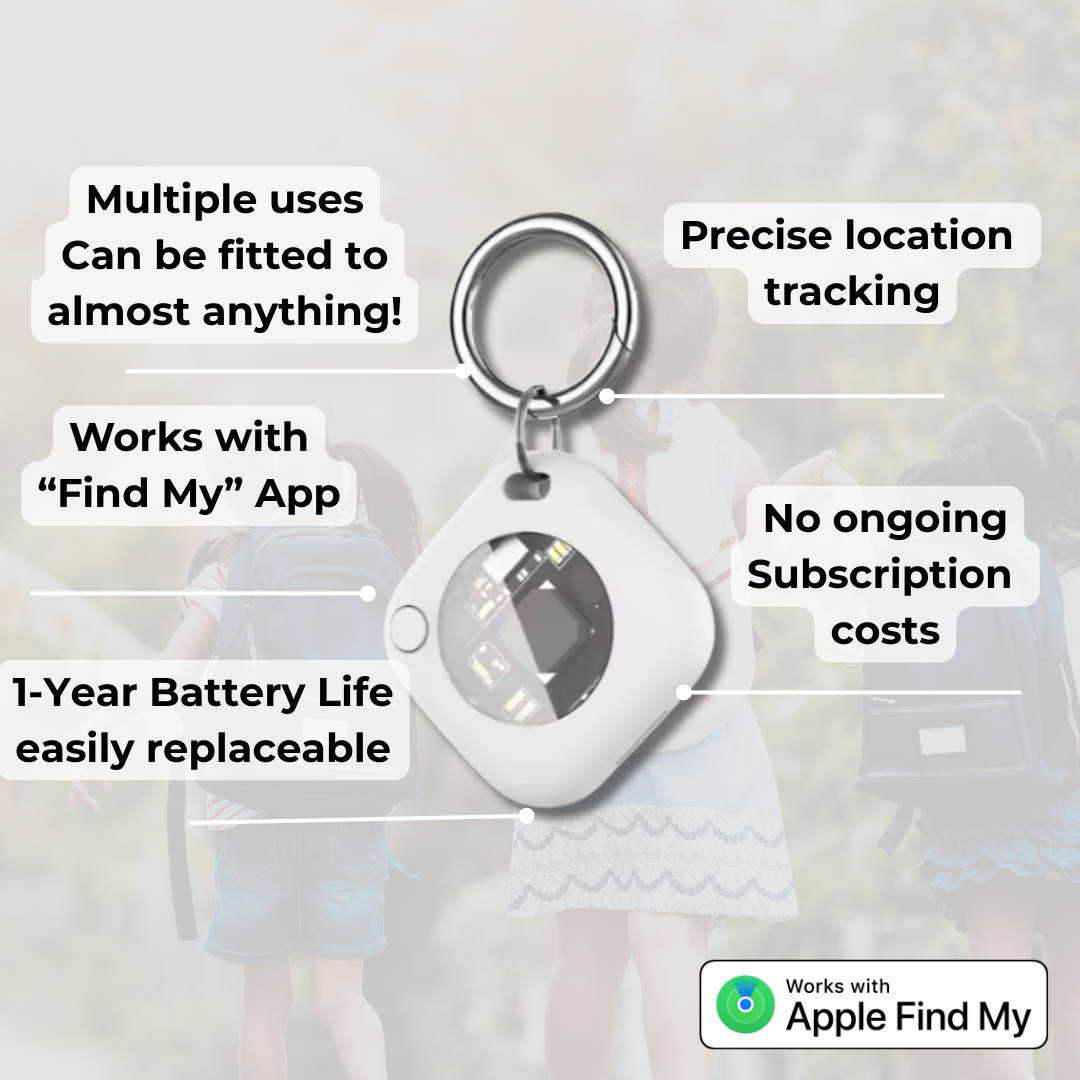 Keychain Tracker (White)