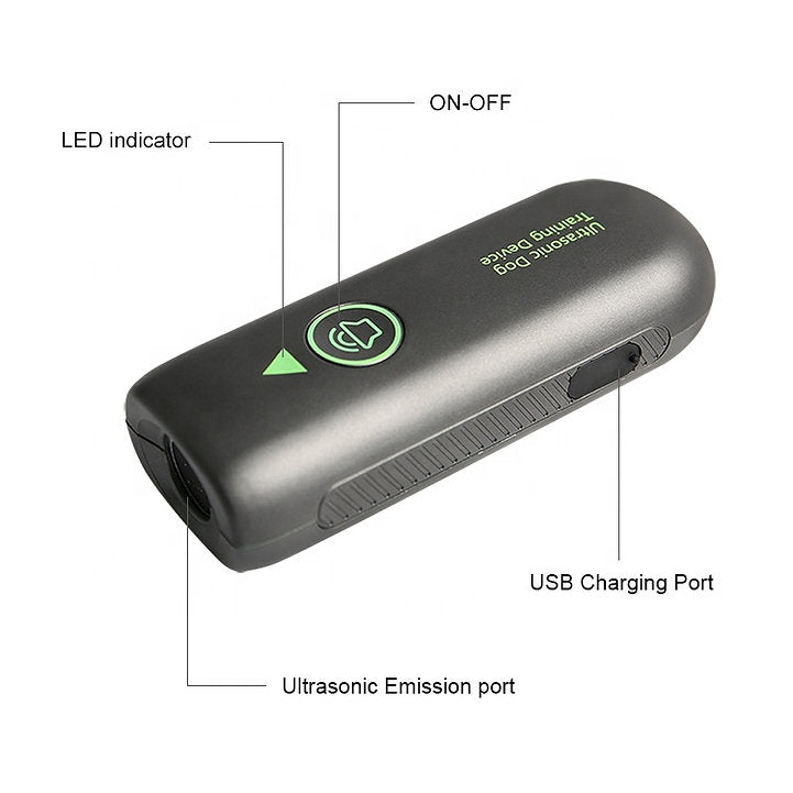 Rechargeable Ultrasonic dog trainer/deterrent