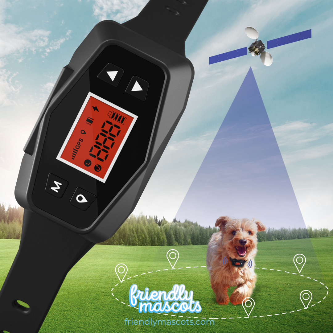F800 Wireless GPS Containment Fence dog training collar FriendlyMascots